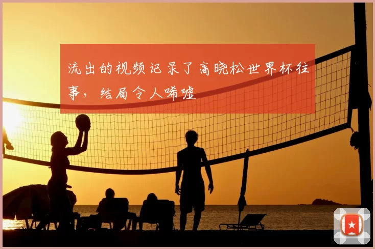 流出的视频记录了高晓松世界杯往事，结局令人唏嘘